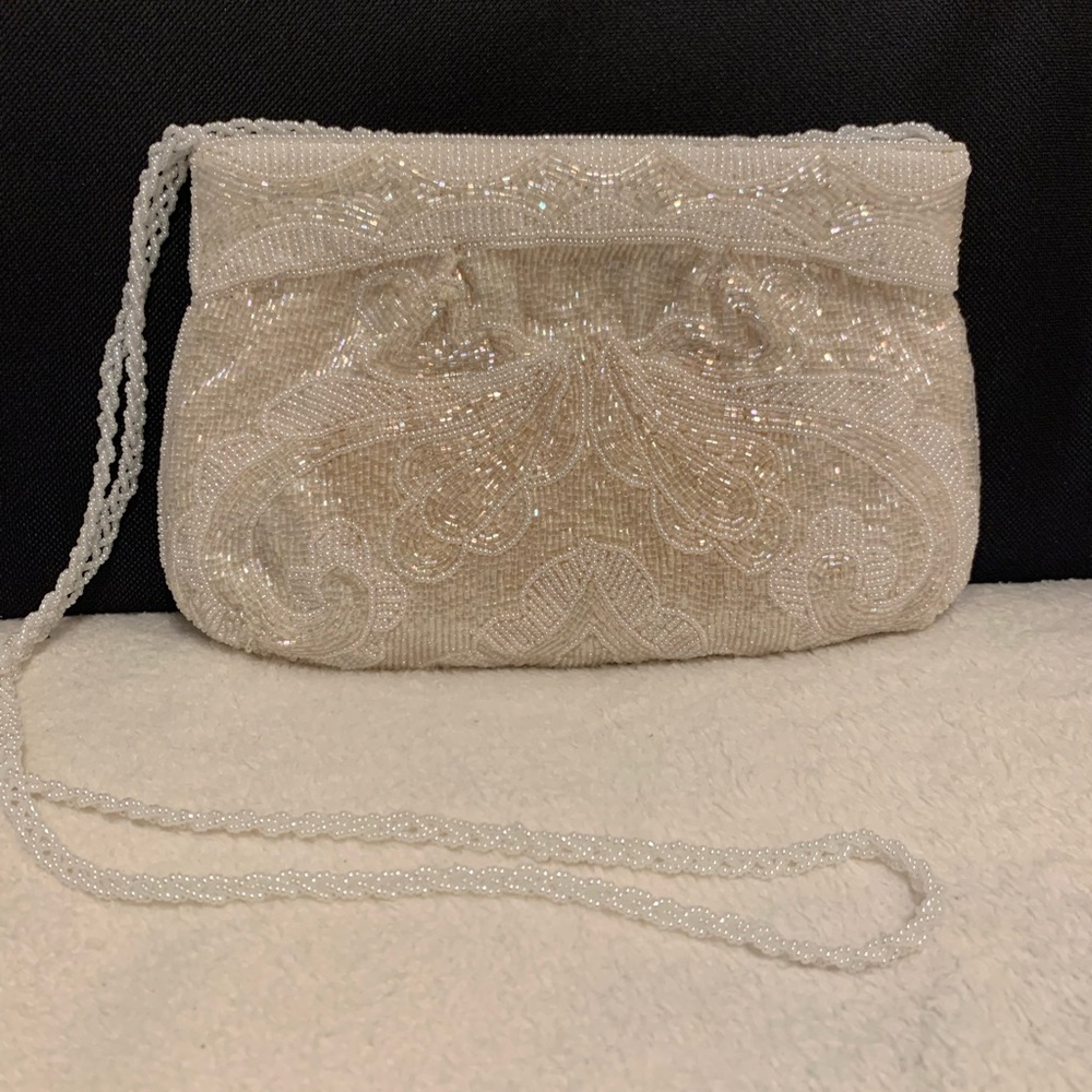 Beaded evening handbag
